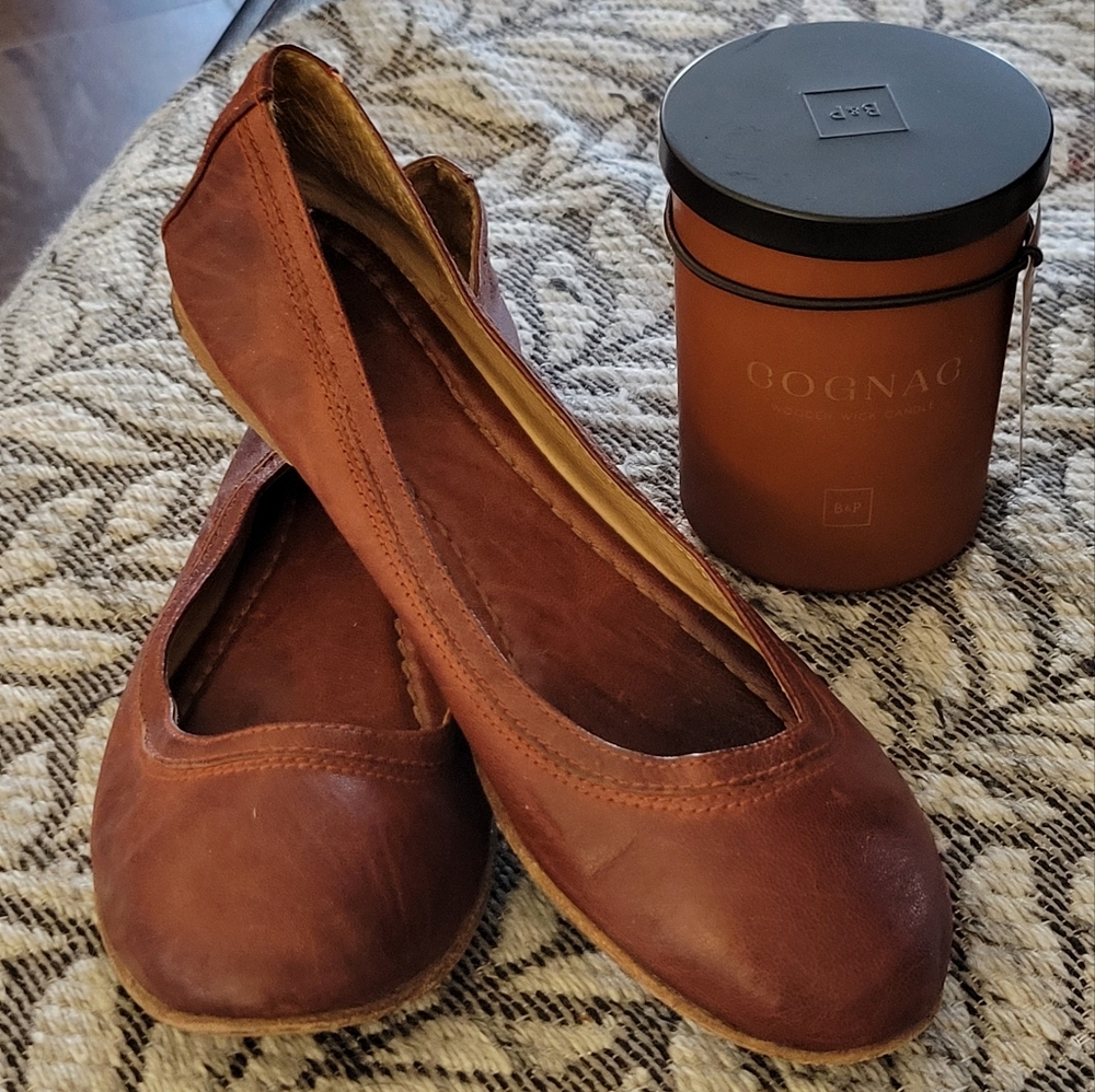 Frye Leather Flats with Rounded Toe Size 7.5 - Picture 3 of 12
